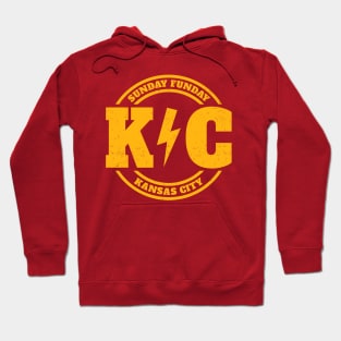 Kansas City - Sunday Funday Vintage Stamp Hoodie